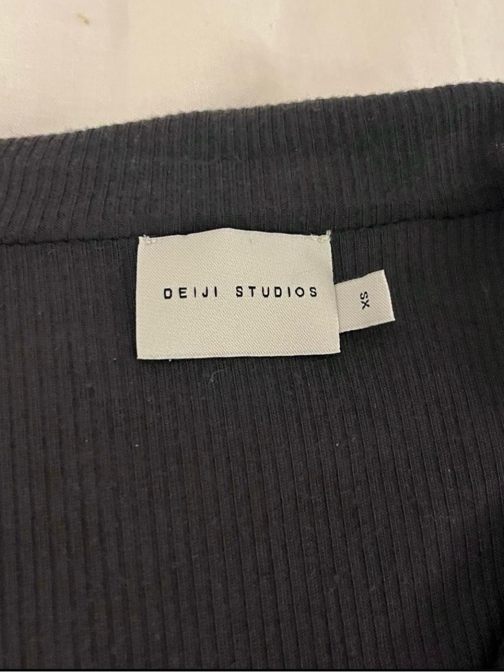 Deiji Studios Grey Long Sleeve Top — image 3 of 3